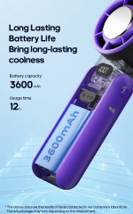 Refrigeration High Speed Cold Cooling Ice Compress Fan 100 Gear Adjustment Portable High Speed Handheld Fan - Image 6