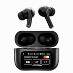 Air pods A9 pro Touch Screen Display with ANC ENC - Image 3