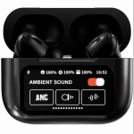 Air pods A9 pro Touch Screen Display with ANC ENC - Image 4