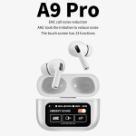 Air pods A9 pro Touch Screen Display with ANC ENC - Image 2