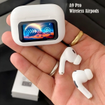 Air pods A9 pro Touch Screen Display with ANC ENC - Image 7