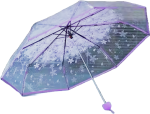 Fashionable Korean Transparent 3 Fold Imported Umbrella - Image 2