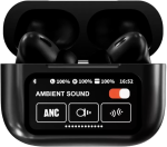 Air pods A9 pro Touch Screen Display with ANC ENC - Image 6